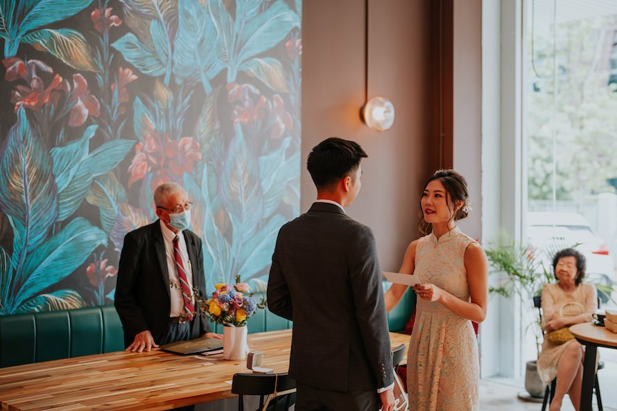 Cafe Confetti Wedding Solemnisation