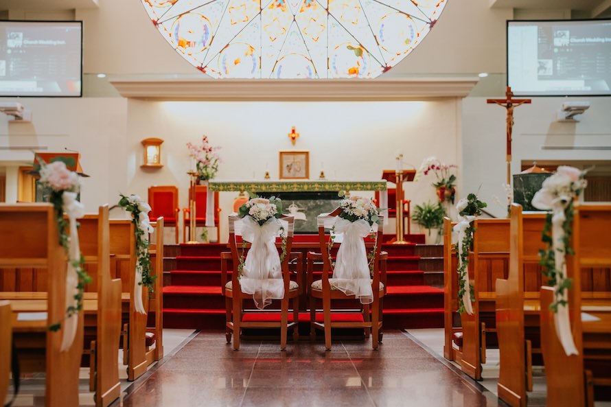 Church of the Holy Family Singapore Wedding Photography