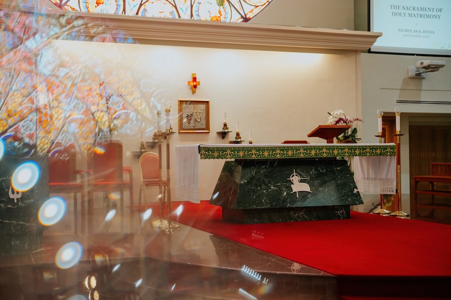 Church of the Holy Family Singapore Wedding Photography