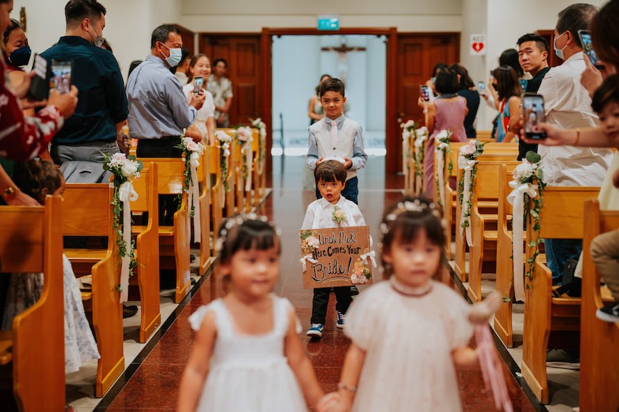 Church of the Holy Family Singapore Wedding Photography
