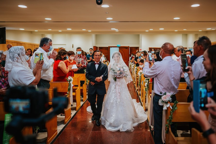 Church of the Holy Family Singapore Wedding Photography