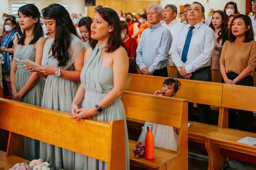 Church of the Holy Family Singapore Wedding Photography