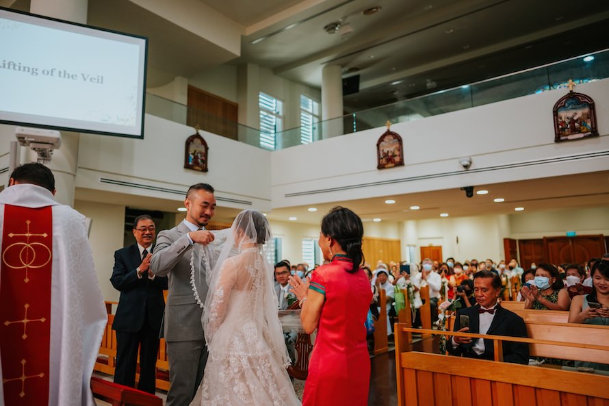 Church of the Holy Family Singapore Wedding Photography