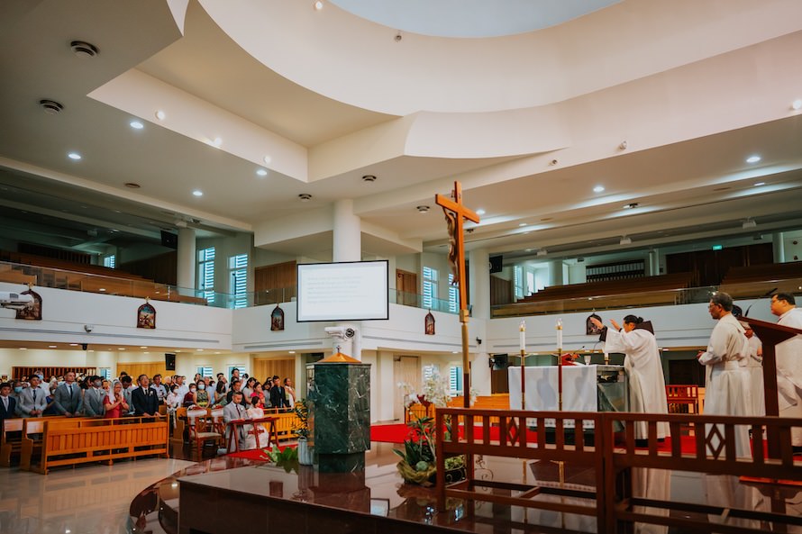 Church of the Holy Family Singapore Wedding Photography