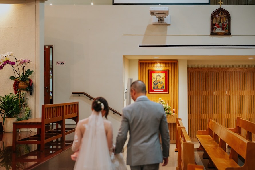 Church of the Holy Family Singapore Wedding Photography