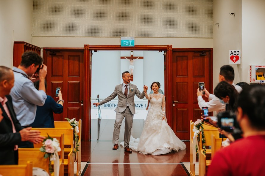 Church of the Holy Family Singapore Wedding Photography