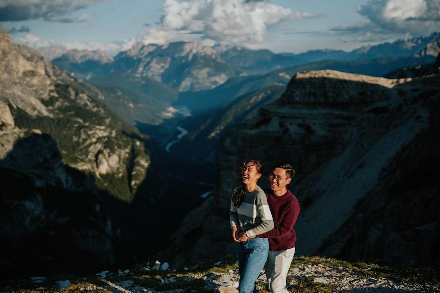 Dolomites Italy Pre Wedding Photography