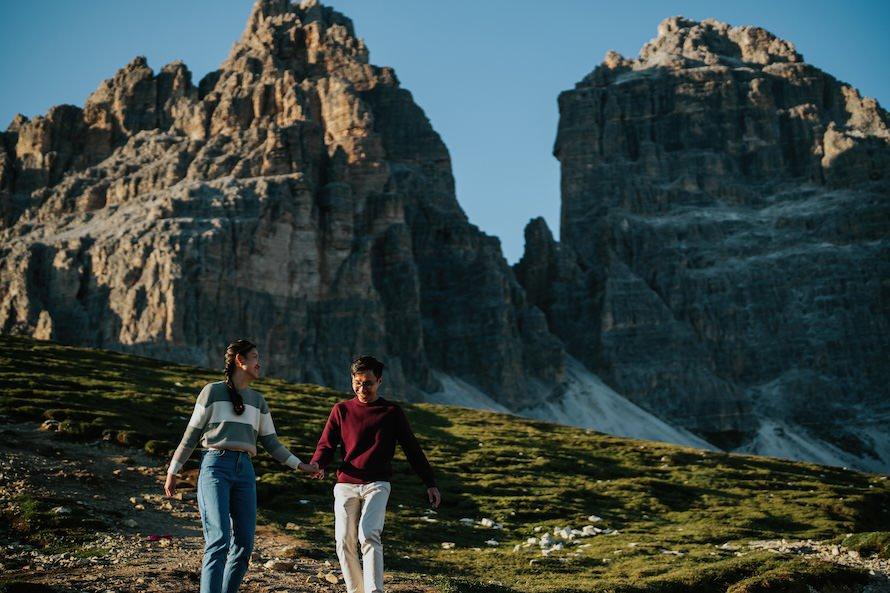 Dolomites Italy Pre Wedding Photography