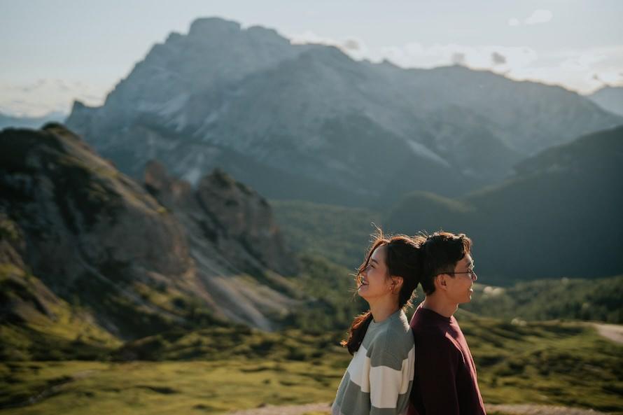 Dolomites Italy Pre Wedding Photography