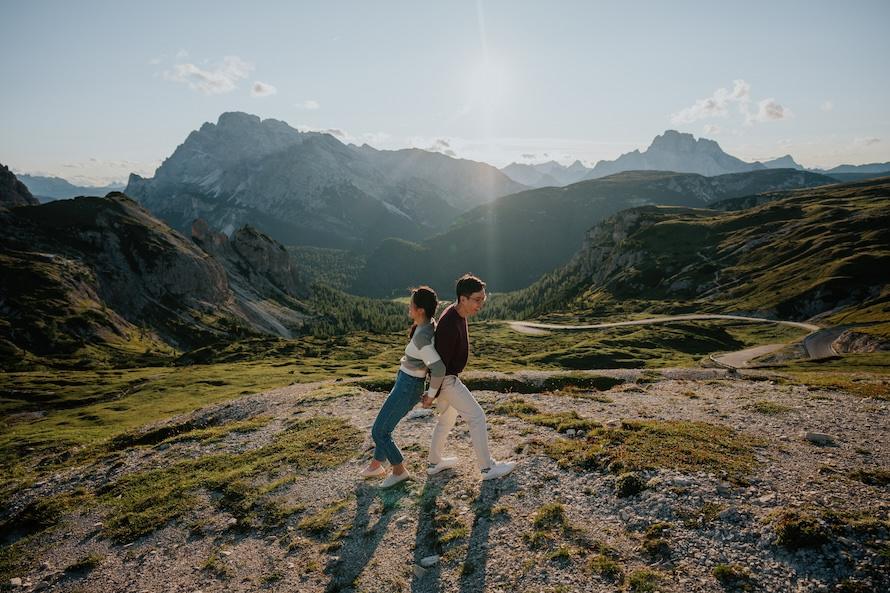 Dolomites Italy Pre Wedding Photography