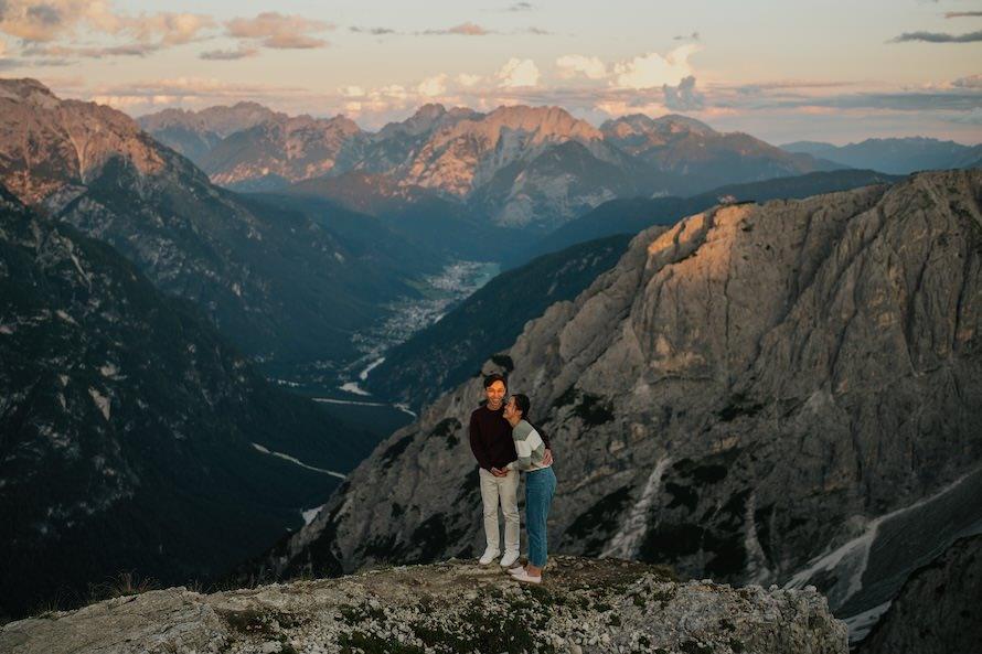 Dolomites Italy Pre Wedding Photography