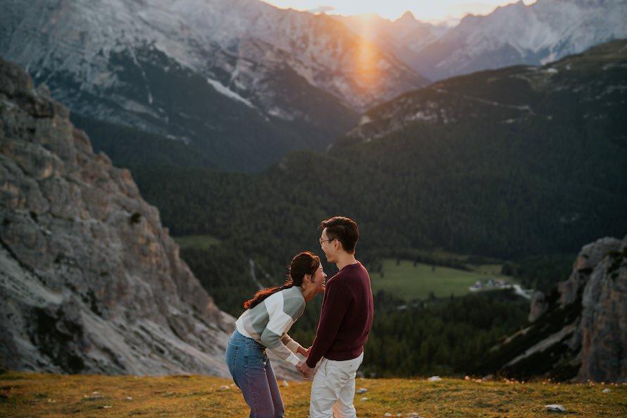 Dolomites Italy Pre Wedding Photography