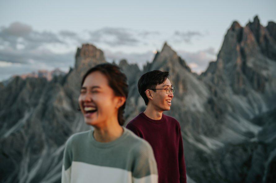 Dolomites Italy Pre Wedding Photography