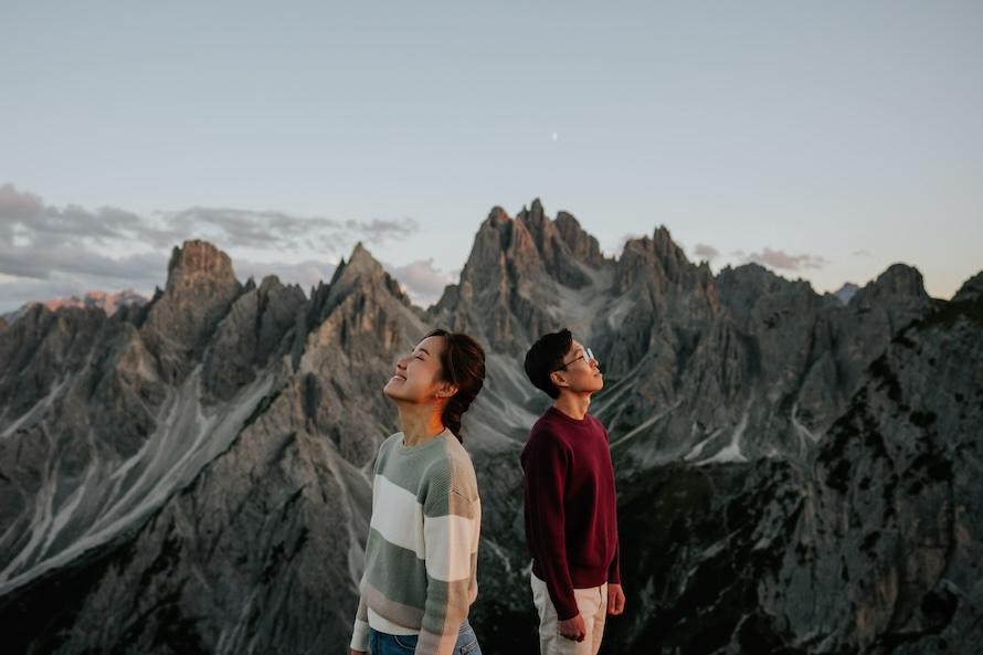 Dolomites Italy Pre Wedding Photography