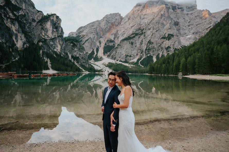 Dolomites Italy Pre Wedding Photography