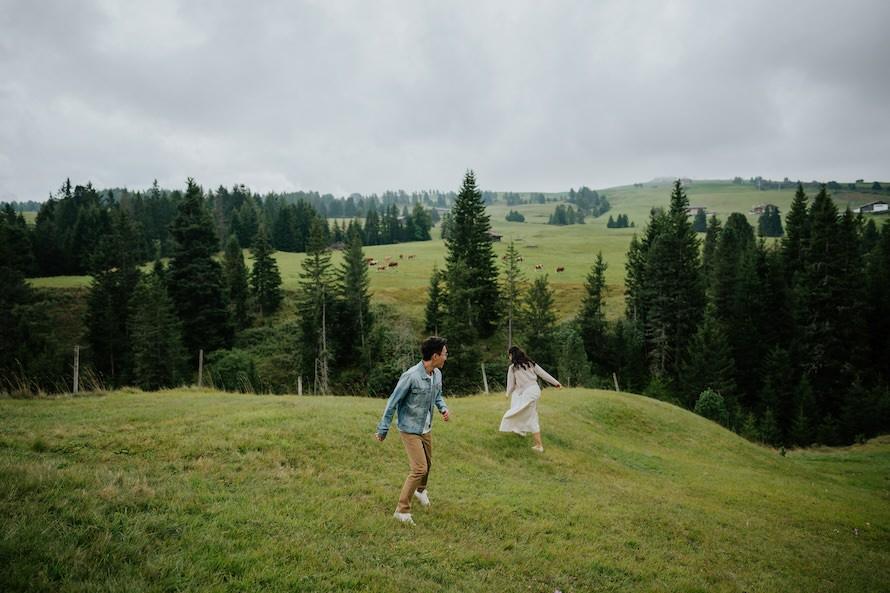 Dolomites Italy Pre Wedding Photography