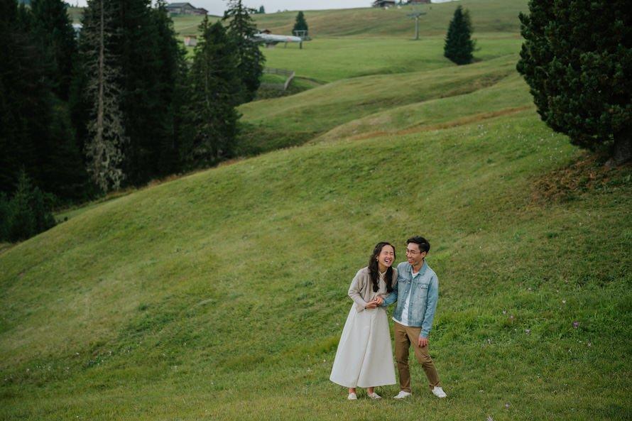 Dolomites Italy Pre Wedding Photography