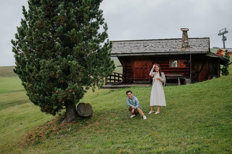 Dolomites Italy Pre Wedding Photography