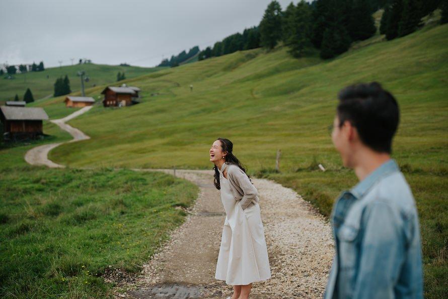 Dolomites Italy Pre Wedding Photography