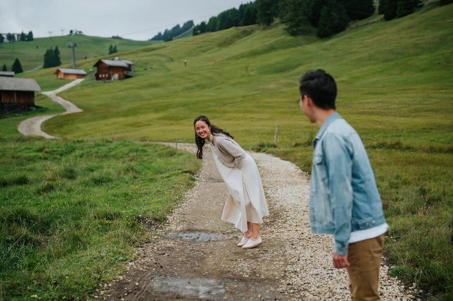 Dolomites Italy Pre Wedding Photography