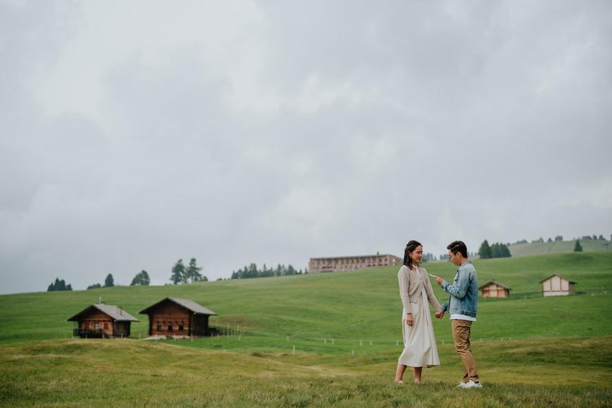 Dolomites Italy Pre Wedding Photography