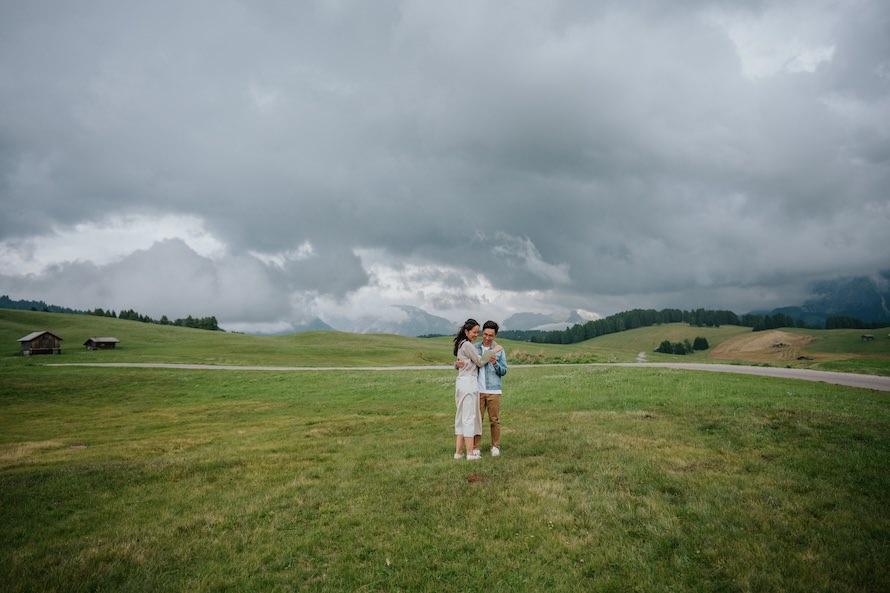 Dolomites Italy Pre Wedding Photography