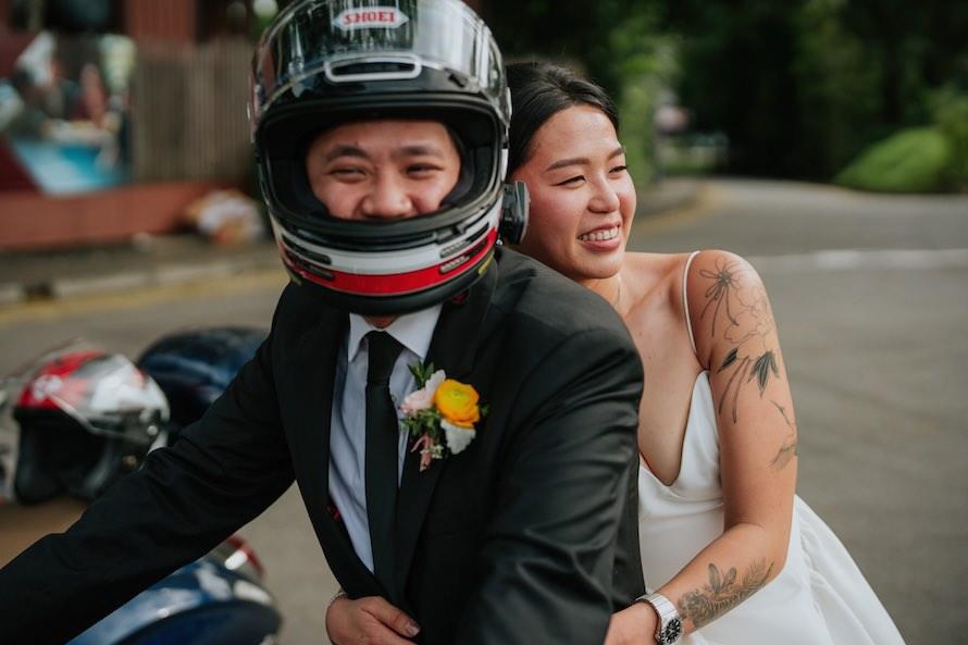 Candlenut Dempsey Wedding in Singapore - Kian Chew and Esther Intimate Celebration