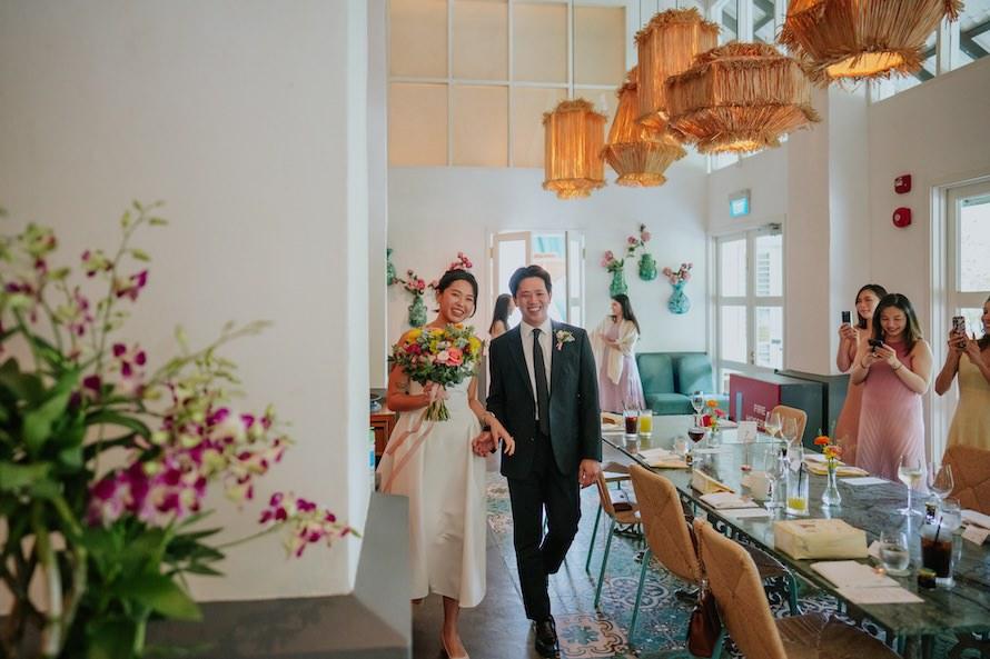 Candlenut Dempsey Wedding in Singapore - Kian Chew and Esther Intimate Celebration