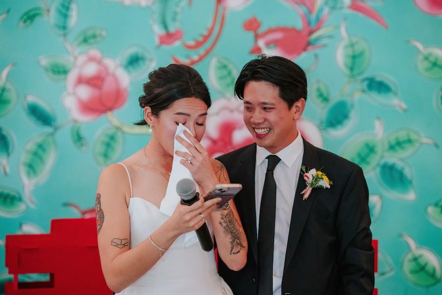 Candlenut Dempsey Wedding in Singapore - Kian Chew and Esther Intimate Celebration