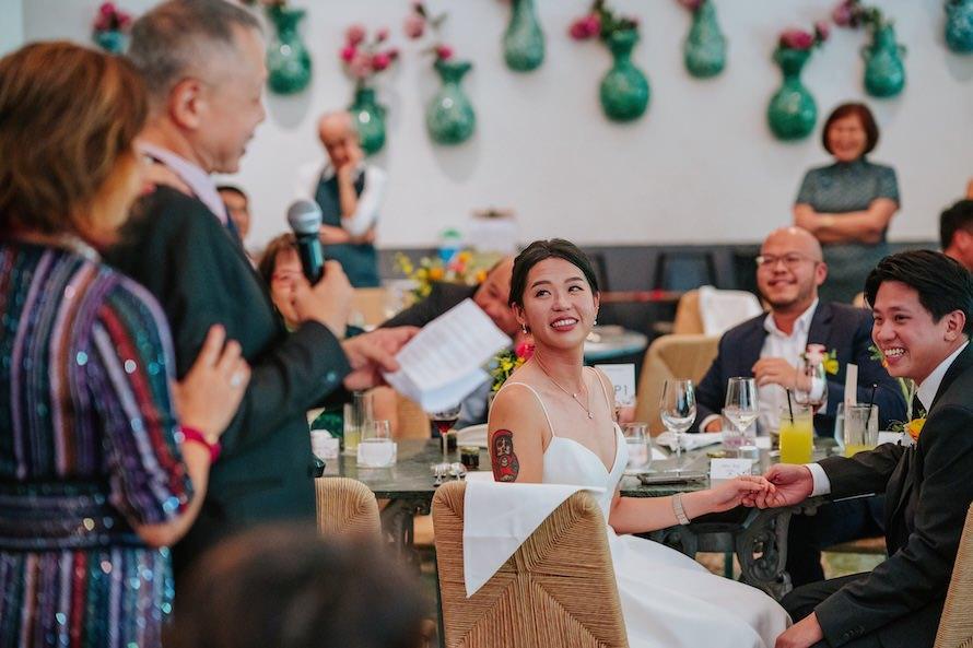 Candlenut Dempsey Wedding in Singapore - Kian Chew and Esther Intimate Celebration