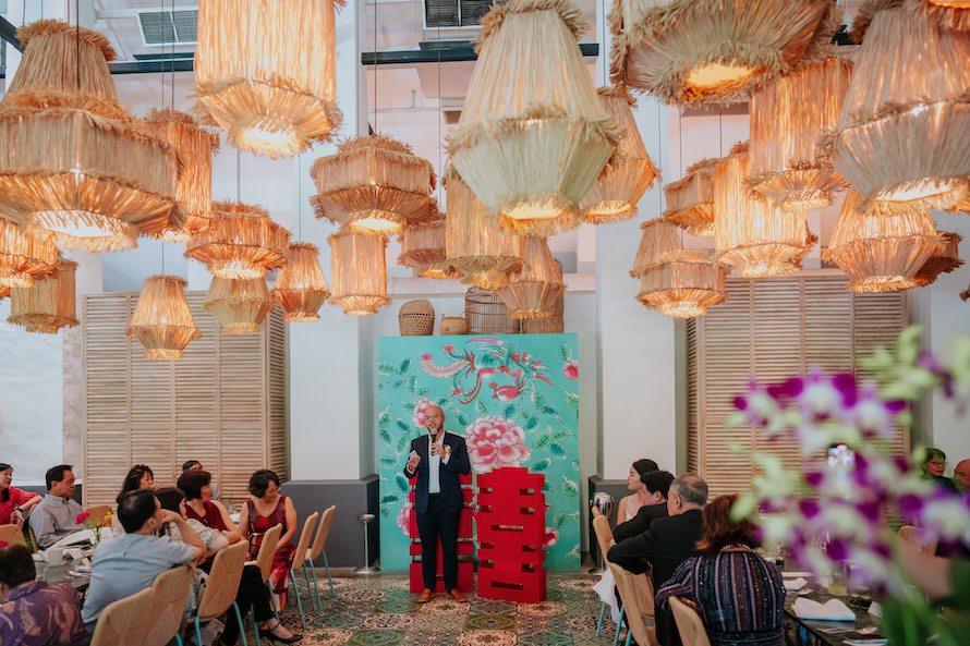 Candlenut Dempsey Wedding in Singapore - Kian Chew and Esther Intimate Celebration