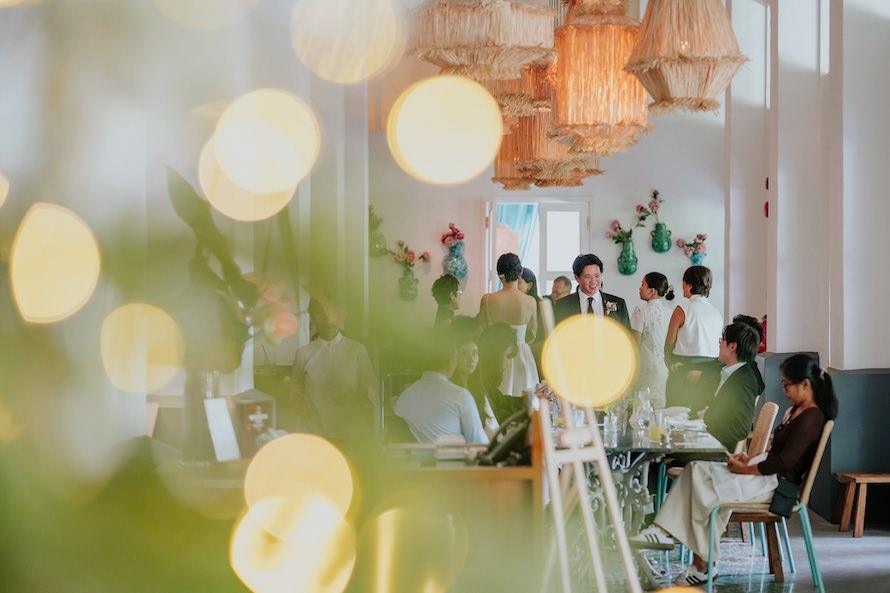Candlenut Dempsey Wedding in Singapore - Kian Chew and Esther Intimate Celebration