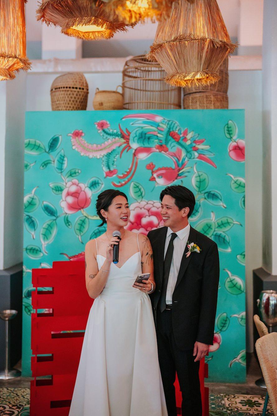Candlenut Dempsey Wedding in Singapore - Kian Chew and Esther Intimate Celebration