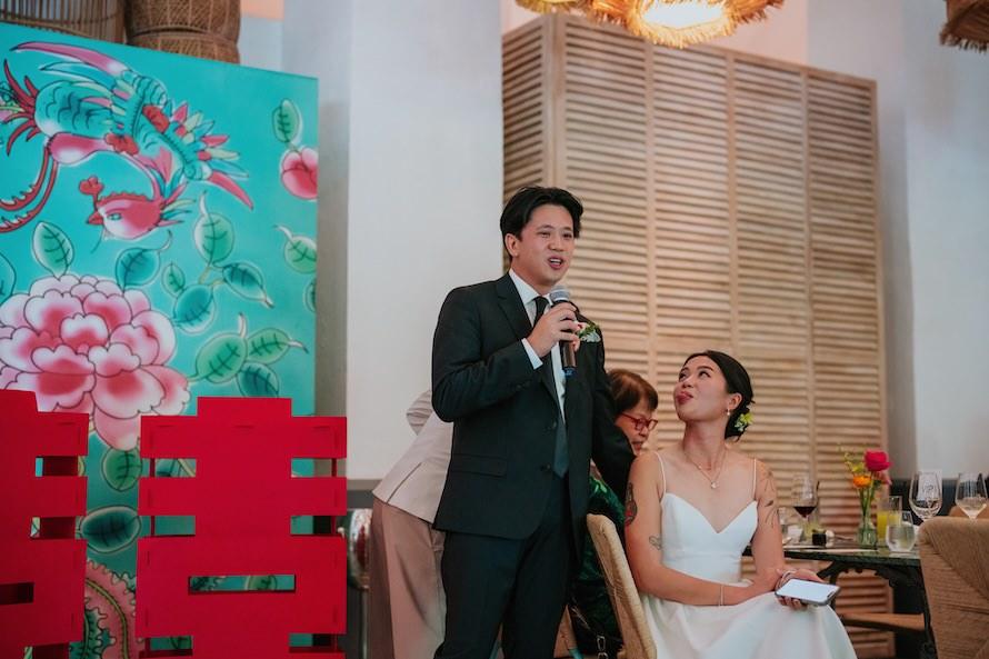 Candlenut Dempsey Wedding in Singapore - Kian Chew and Esther Intimate Celebration