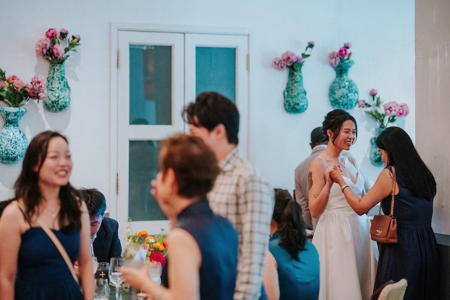 Candlenut Dempsey Wedding in Singapore - Kian Chew and Esther Intimate Celebration