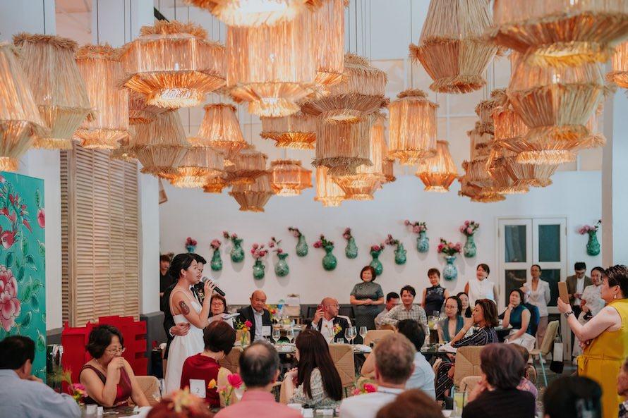 Candlenut Dempsey Wedding in Singapore - Kian Chew and Esther Intimate Celebration