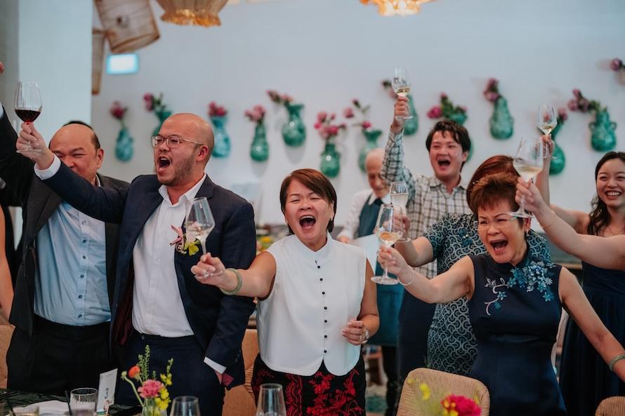 Candlenut Dempsey Wedding in Singapore - Kian Chew and Esther Intimate Celebration