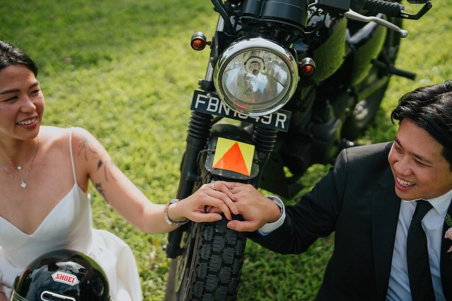 Candlenut Dempsey Wedding in Singapore - Kian Chew and Esther Intimate Celebration