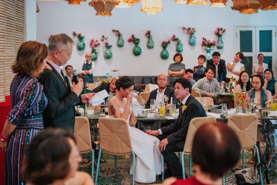 Candlenut Dempsey Wedding in Singapore - Kian Chew and Esther Intimate Celebration