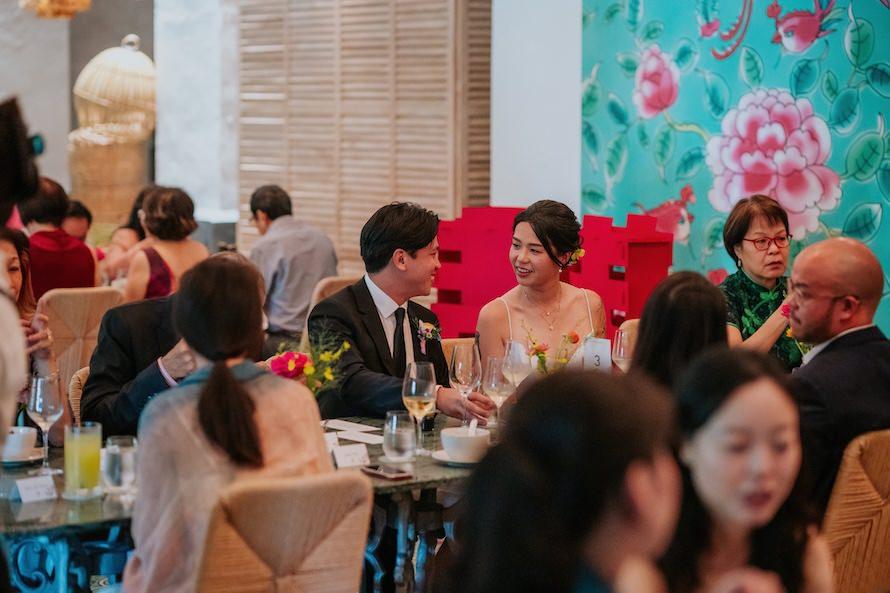 Candlenut Dempsey Wedding in Singapore - Kian Chew and Esther Intimate Celebration