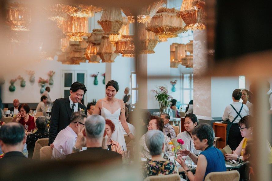 Candlenut Dempsey Wedding in Singapore - Kian Chew and Esther Intimate Celebration