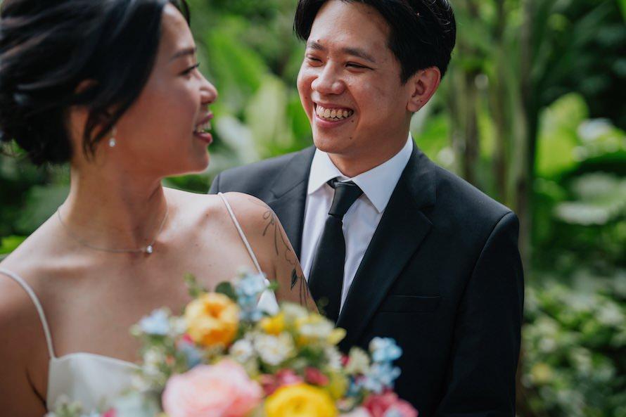 Candlenut Dempsey Wedding in Singapore - Kian Chew and Esther Intimate Celebration