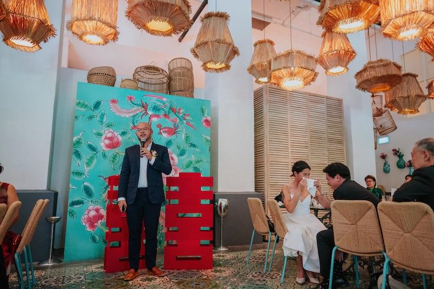 Candlenut Dempsey Wedding in Singapore - Kian Chew and Esther Intimate Celebration