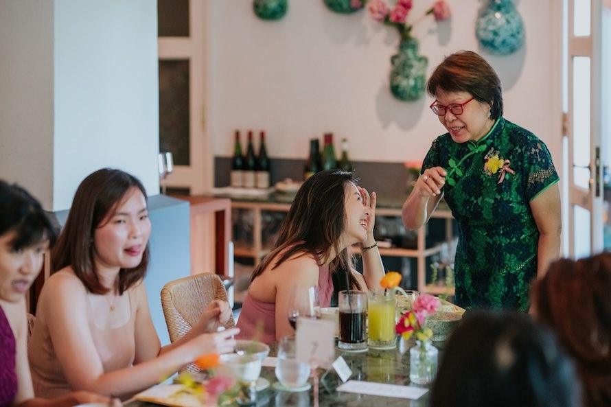 Candlenut Dempsey Wedding in Singapore - Kian Chew and Esther Intimate Celebration