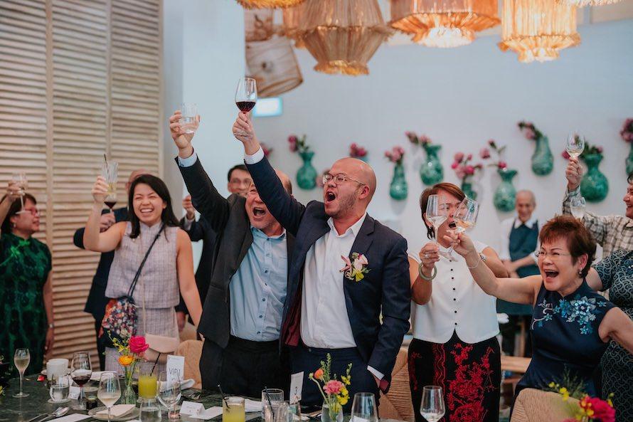 Candlenut Dempsey Wedding in Singapore - Kian Chew and Esther Intimate Celebration