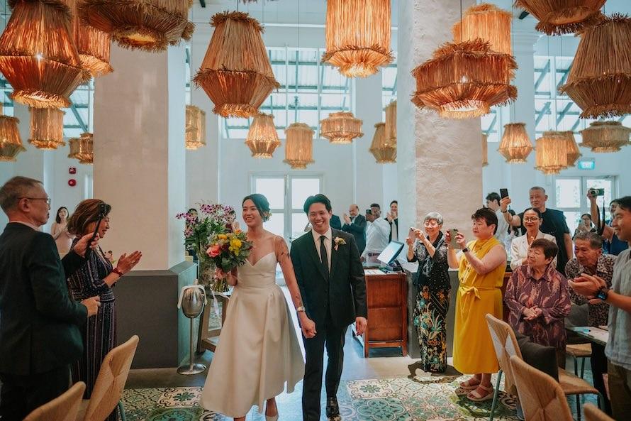 Candlenut Dempsey Wedding in Singapore - Kian Chew and Esther Intimate Celebration