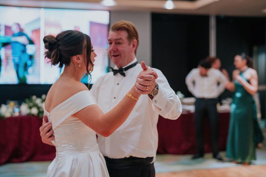 father and bride dance wedding