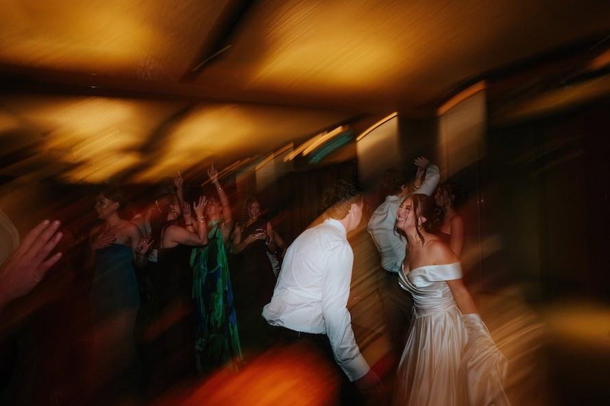 couple dance during wedding at pan pacific singapore